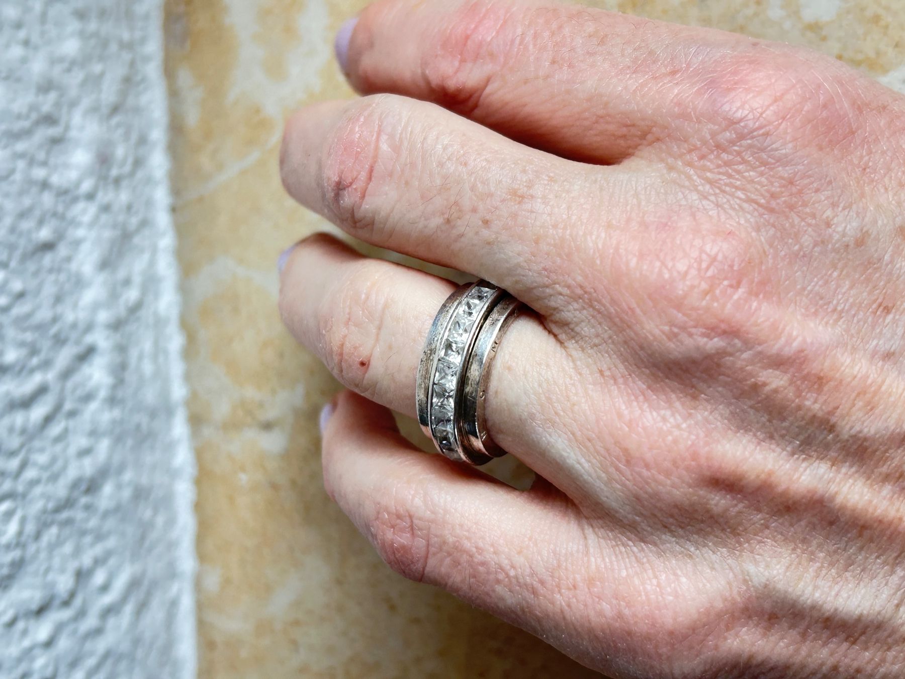Thomas Sabo Anelli: Thomas sabo Silberring mit (53.5) – Usato da Laufen venduto da Bellavitaboom 1