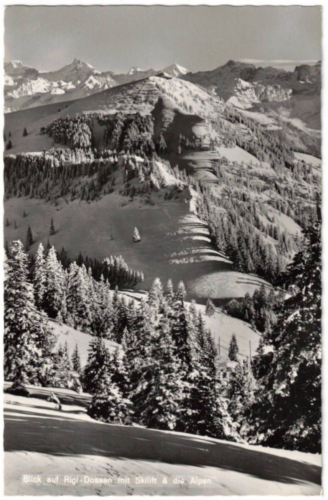 Cartes postales: Rigi - Skilift Dossen – D'occasion à Binningen par Mountainrider