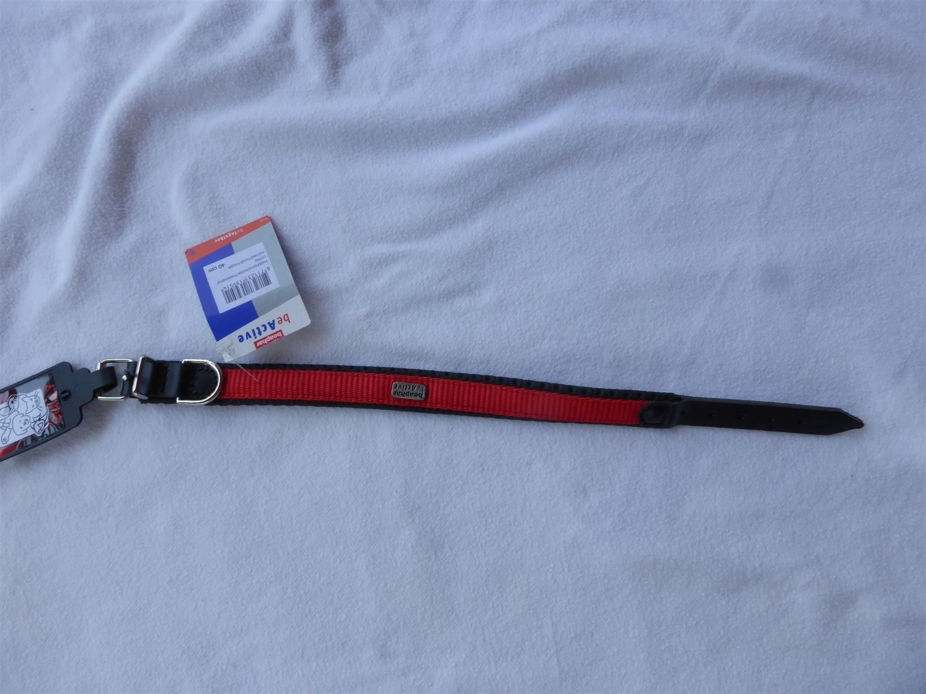 Guinzagli & Collari: Halsband rot-schwarz 40cm – Nuovo e nell'imballaggio originale da Schübelbach venduto da Bemafaja