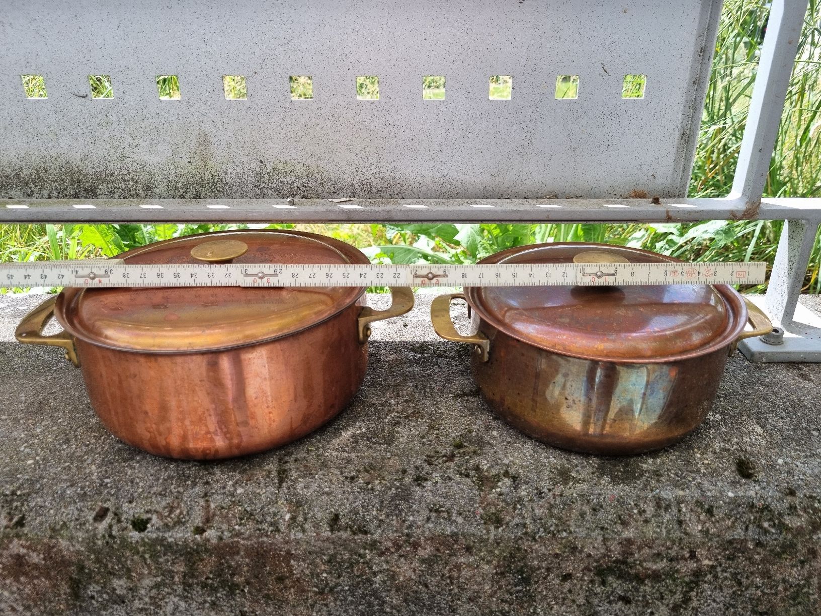 Sigg Pentole: 2 kasserolle Sigg kupfer 18/8 – Usato da Ostermundigen venduto da vintage60 1