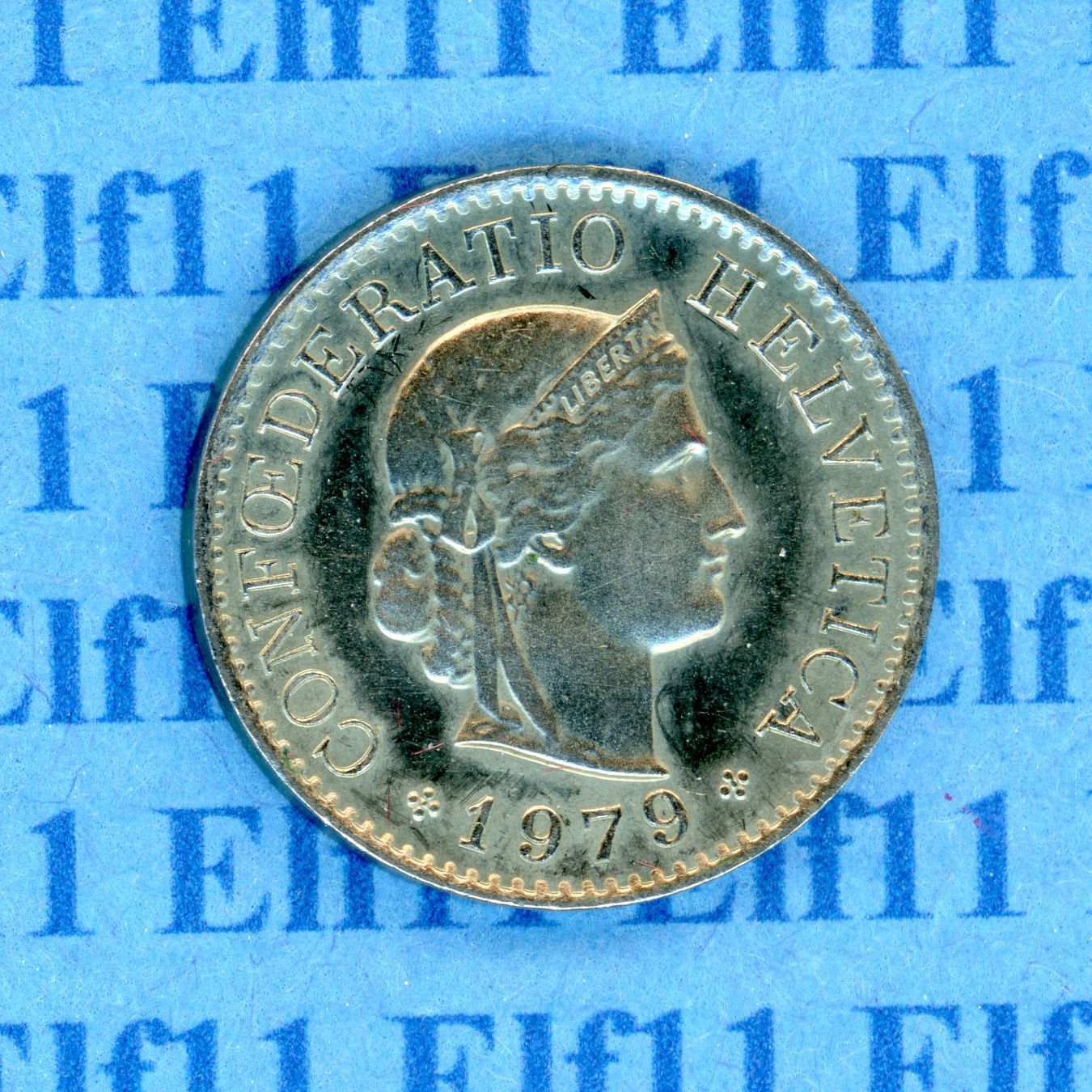 Tutti le monete: CHF___0.05 1979 -unz 5 Rappen – Usato da Widnau venduto da Elf11