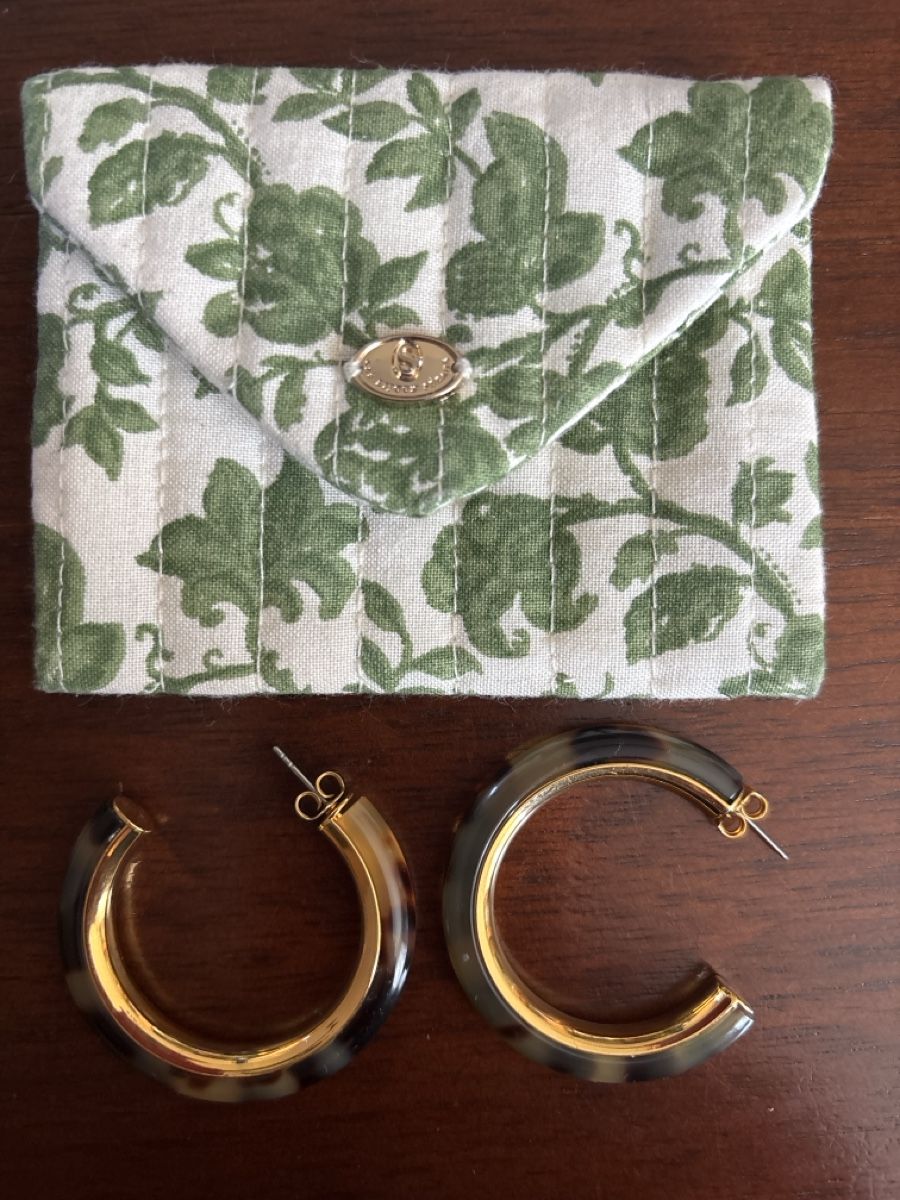 Sezane Ohrringe & -stecker: Sézane Cameron Hoops Tortoiseshell  – Gebraucht aus Pratteln von sab_whk9