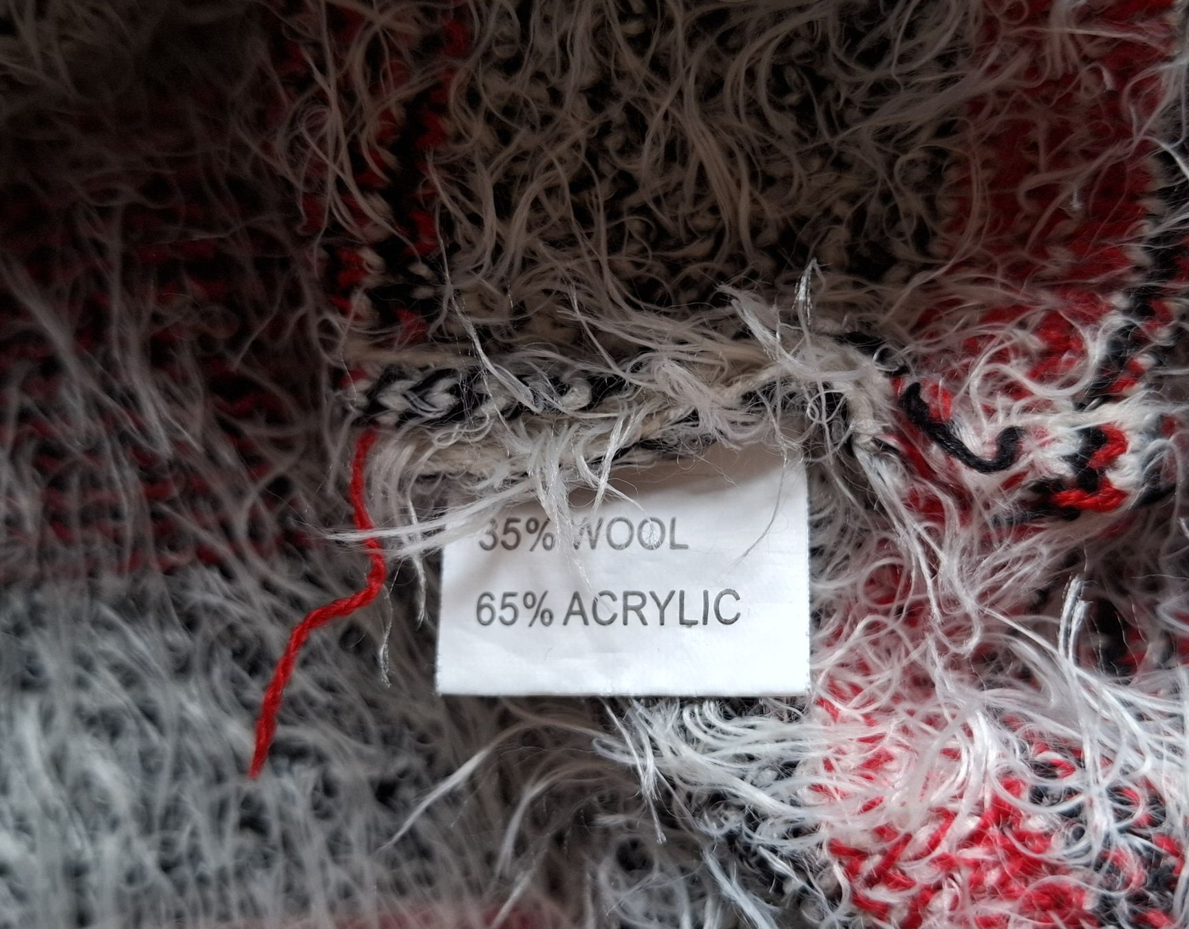 Maglioni & Felpe: Danity Pullover weiss rot schwarz Muster Grösse TU – Usato da Pagig venduto da Spring14 3