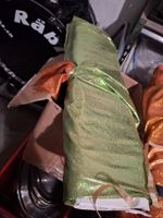 Stoff Meterware glänzend grün