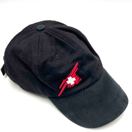 Schweizer Cap - Schwarze Kappe mit Schweizerkreuz