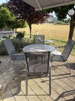 Gartentisch 105cm / 4 Stühle