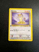 1999 Jungle Meowth 56/64 1st edition Ab 1