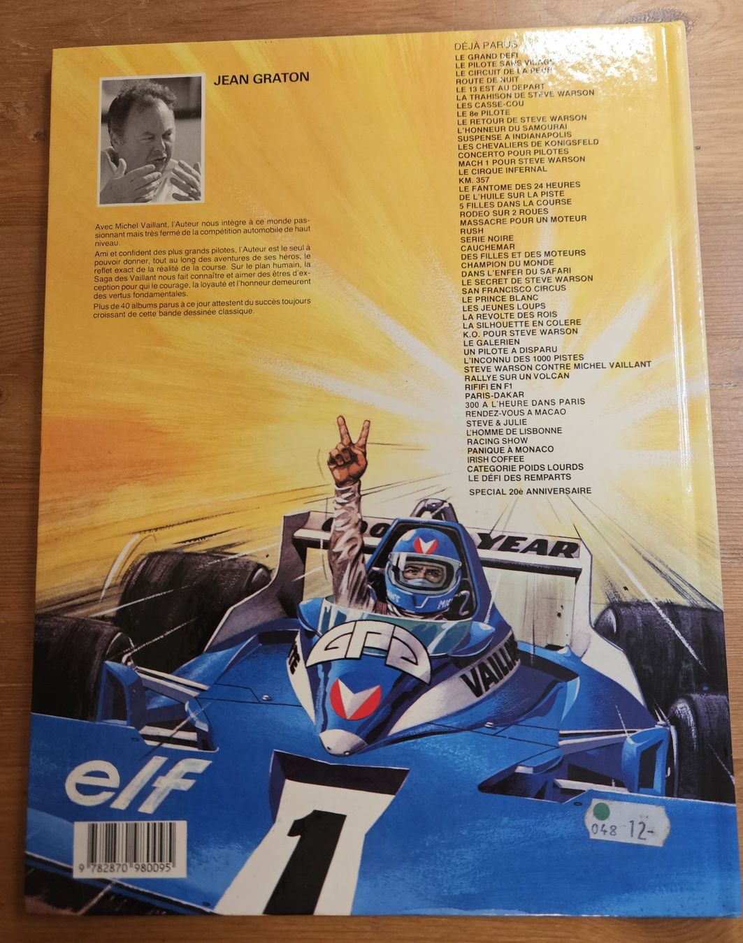BD: Michel Vaillant N 50 E.O. (T.B.E.) – D'occasion à Prévonloup par bitume1975 2