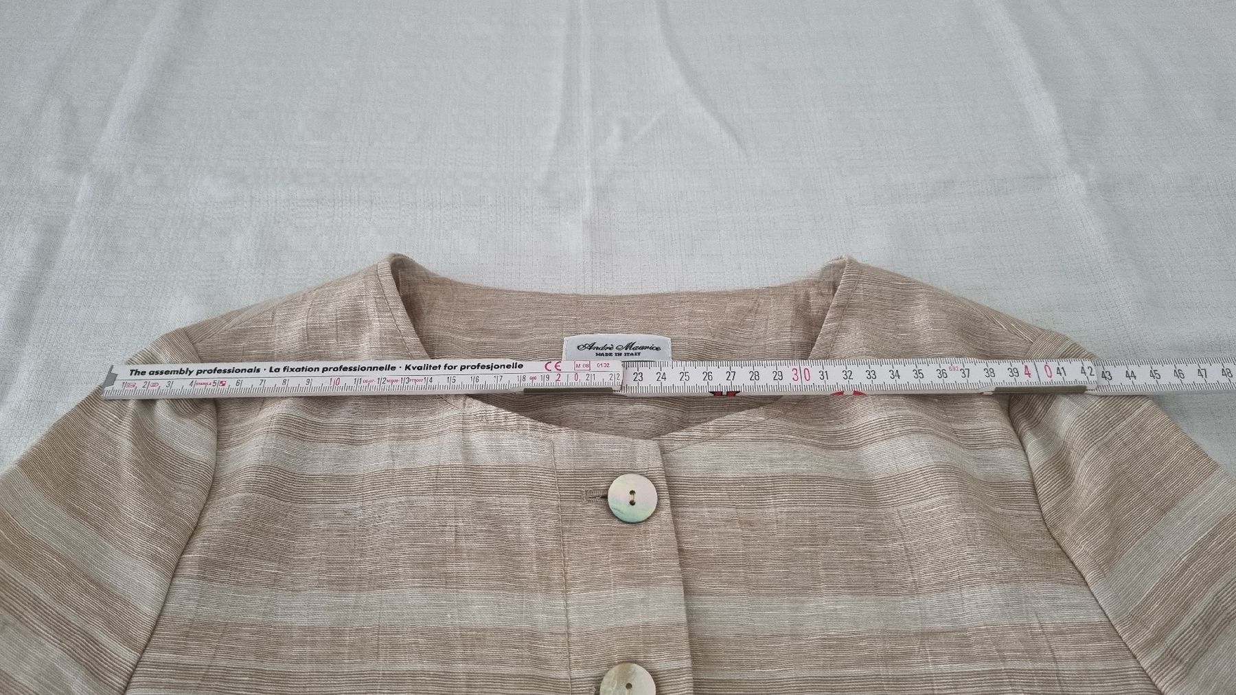 Jacken: Exklusiver Sommer-Blazer von "Andrè Maurice" Gr. 38 – Gebraucht aus Schneisingen von backstore24 5