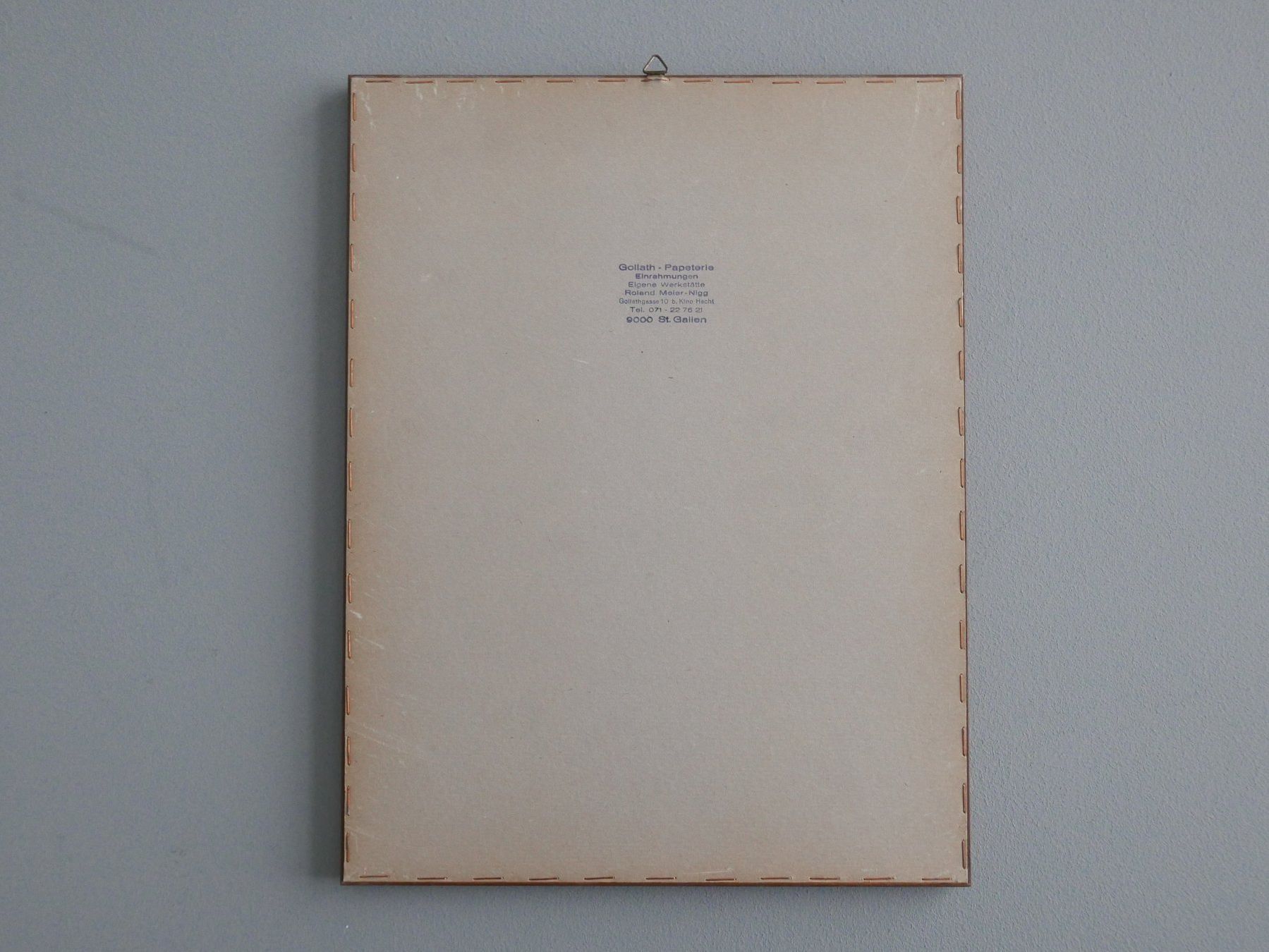 Poster & Bilder: BILD RATHAUS ST. GALLEN ANFANGS 18. JH. – Gebraucht aus Balgach von Zwischenraum 8