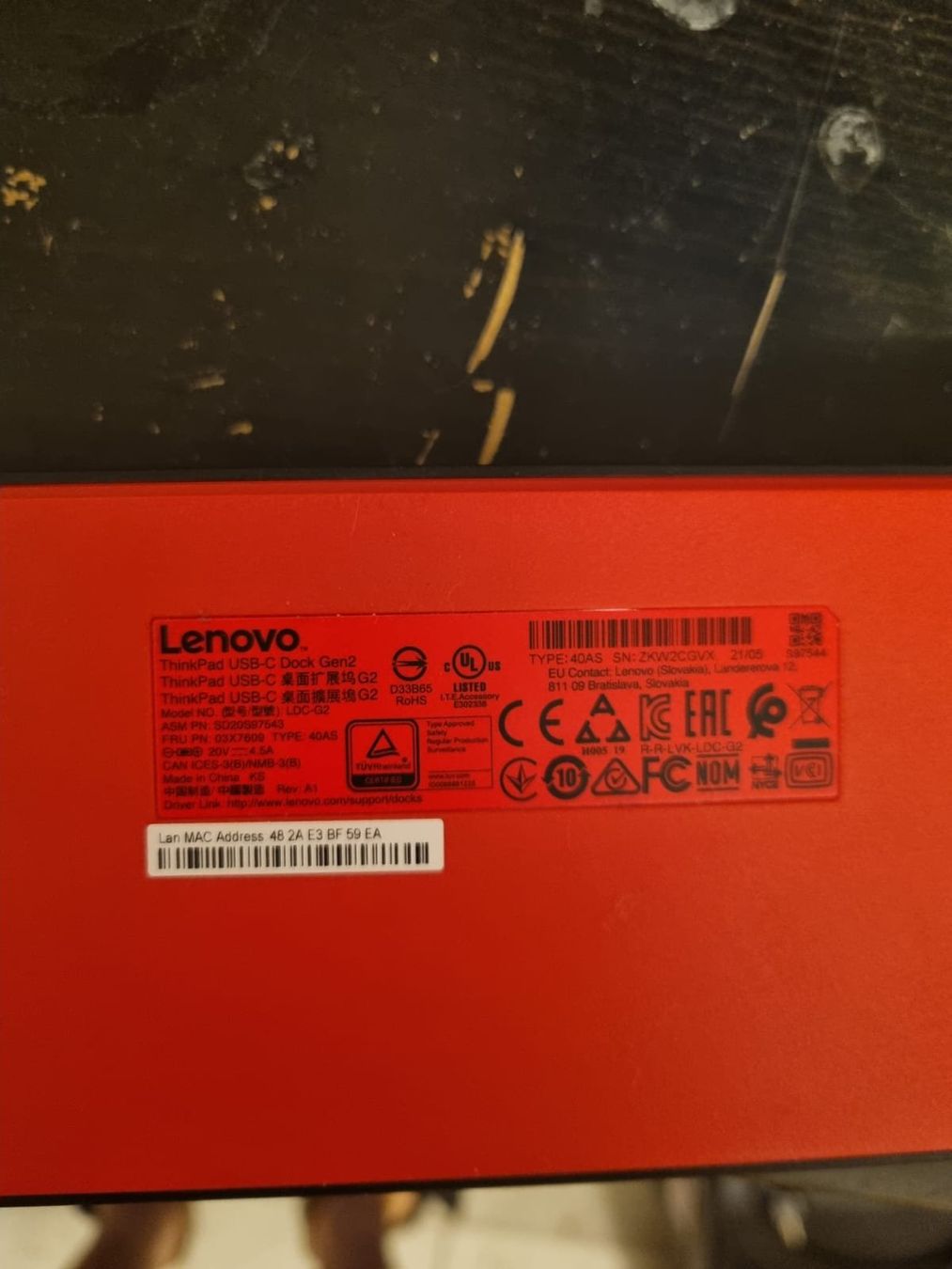 Lenovo Docking station: Lenovo ThinkPad USB-C Dock Gen 2 – Usato da Uster venduto da die_2cjq 3