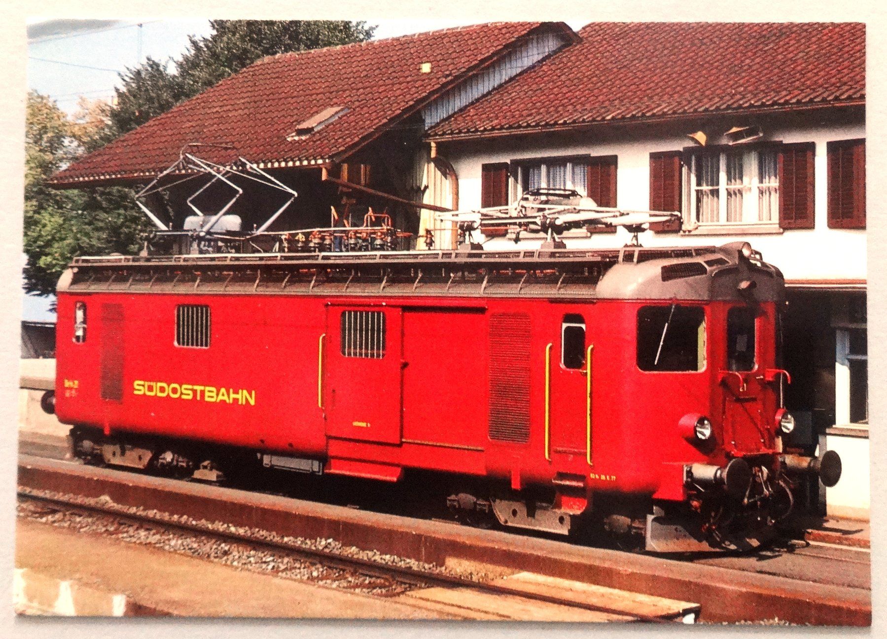 Ansichtskarten: Schweizerishe Südostbahn (SOB) – Gebraucht aus Fétigny von Billy2miny