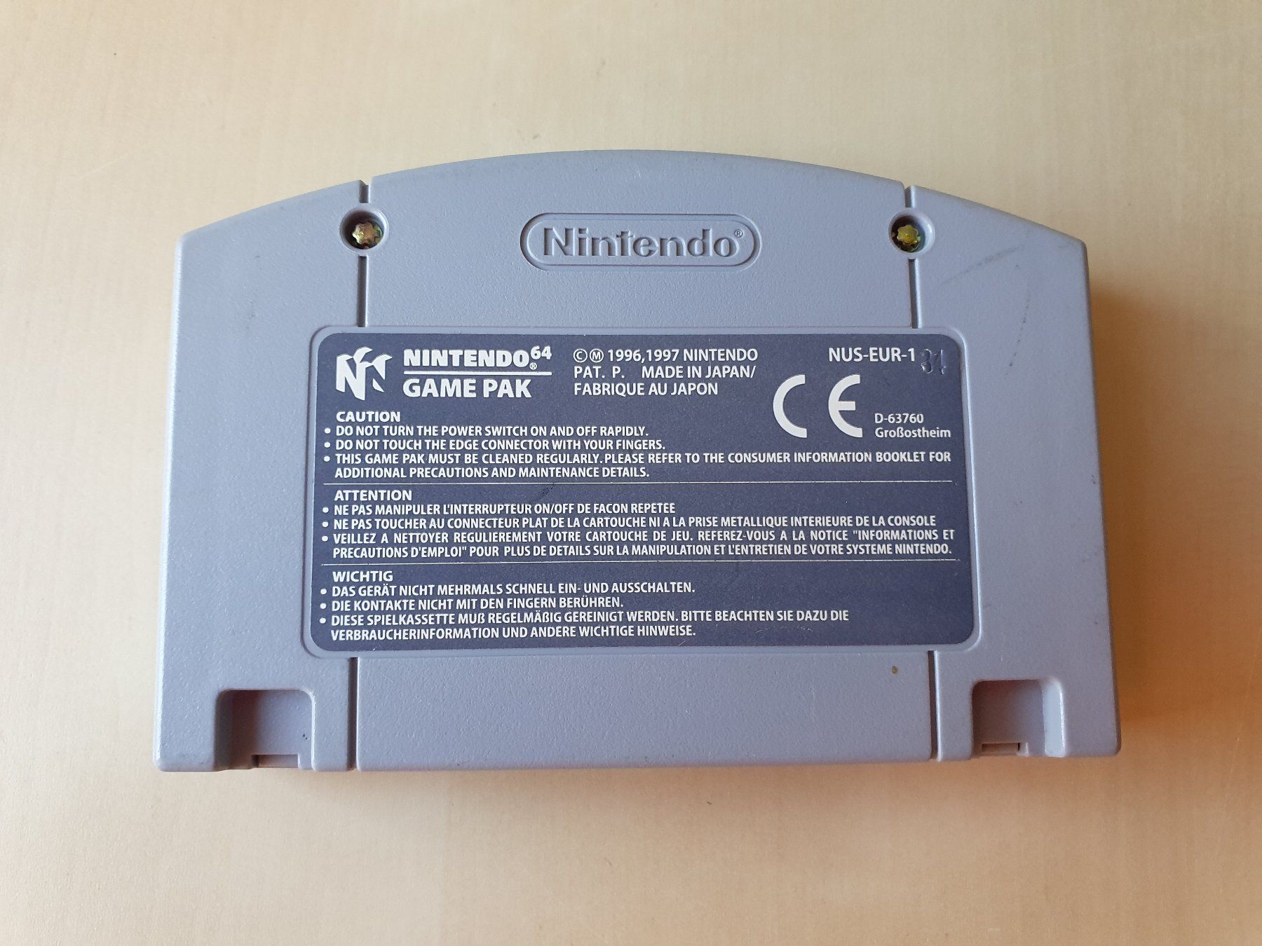 Nintendo Giochi: NHL Breakaway 98 – Usato da Stansstad venduto da collectorsshop 1