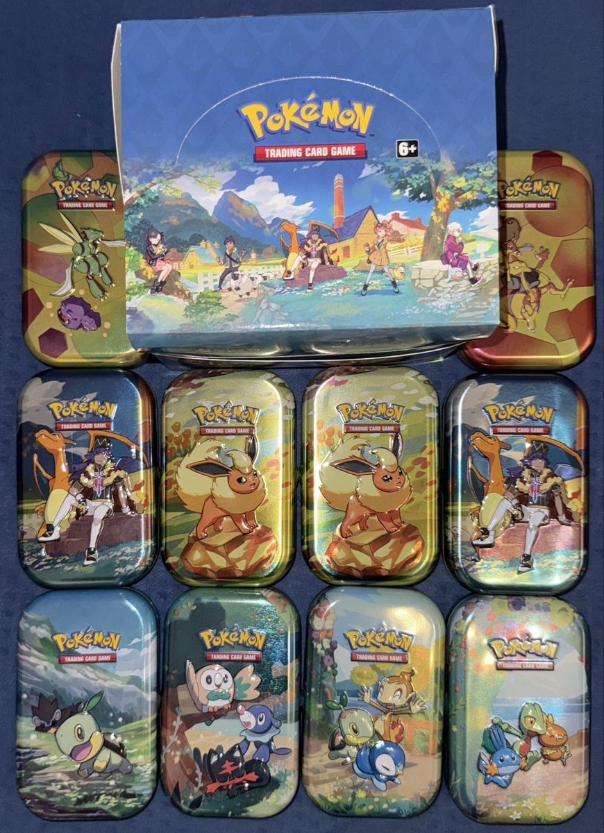 Pokémon Carte collezionabili: Pokemon Mini Tins inkl. Display (Leer/Empty) Ab 1.- – Nuovo (secondo la descrizione) da Bern venduto da Ludixii