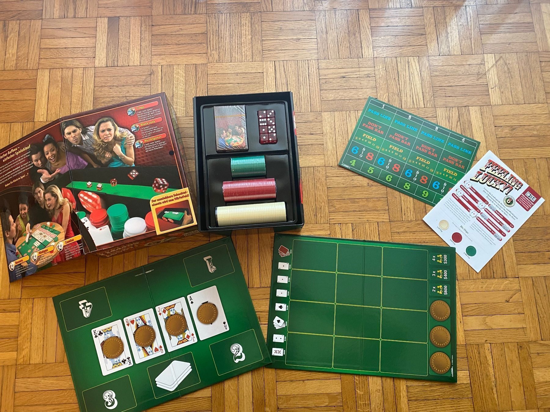 Parker Giochi: Feeling Lucky - Das Casinospiel – Nuovo e nell'imballaggio originale da Zürich venduto da Gabiii 1
