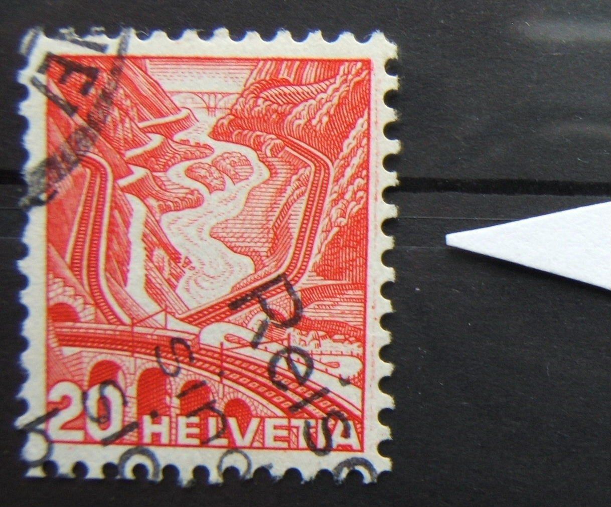 Tutti i francobolli: ABART LANDSCHAFTSBILDER : DOPPELPRÄGUNG – Usato da Brunnen venduto da Nonne04