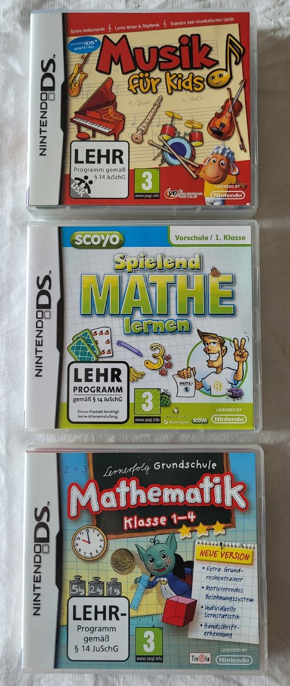 Nintendo Spiele: 3x Nintendo DS - Mathematik / Musik – Gebraucht aus Madiswil von Laubfleck