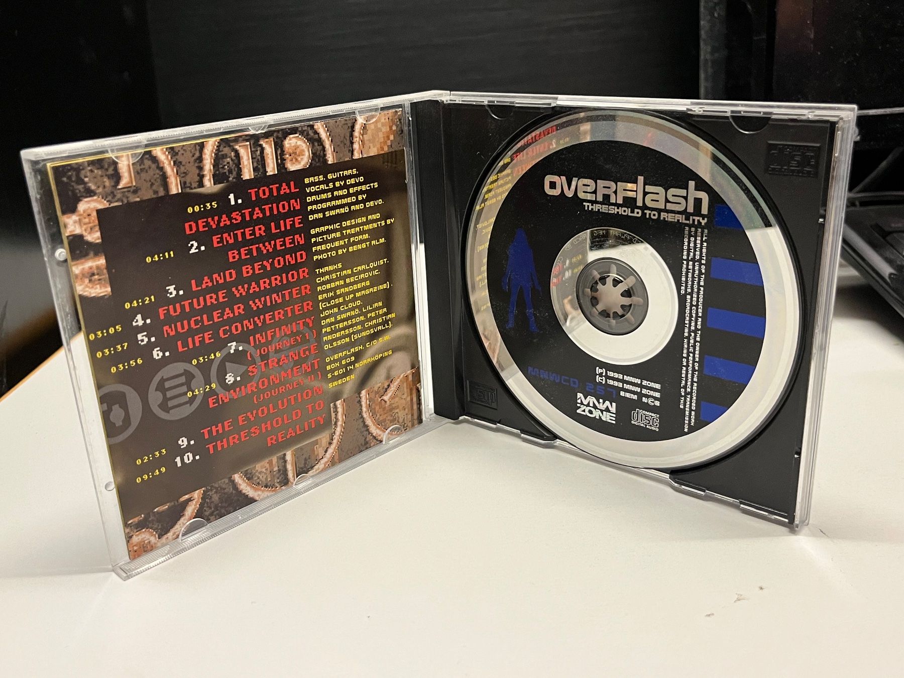 CDs: Overflash - Threshold To Reality - X01B – Gebraucht aus Küsnacht ZH von hardrock.earth 2
