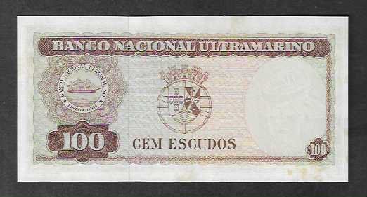 Banconote: Timor   100  Escudos  1963  Bankfrisch – Nuovo (secondo la descrizione) da Gordola venduto da coinsandnotes 1
