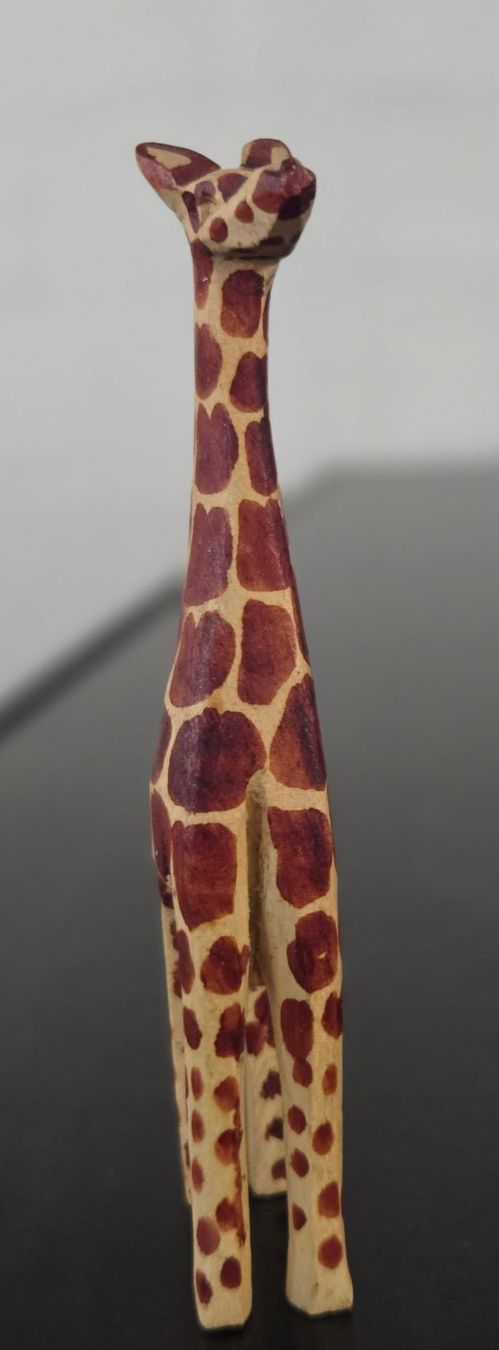 Figuren: Holz Giraffe und Elefant, Handarbeit, Deko – Gebraucht aus Rheinsulz von Dred 7