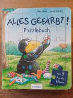 Puzzlebuch "Alles gefärbt" von Nele Moost, 5 Puzzle-Bilder