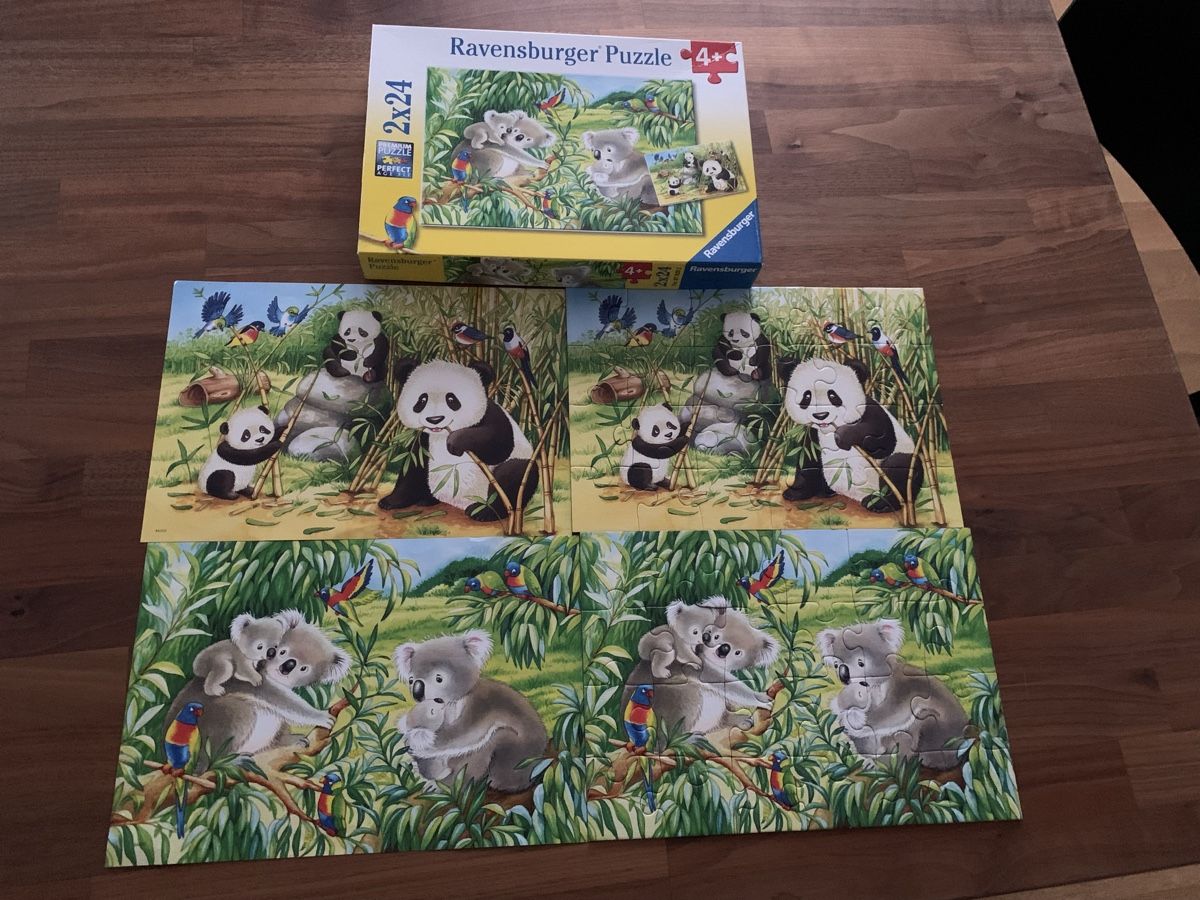 Ravensburger Puzzles: Ravensburger Puzzle 4+ Koala und Panda – Gebraucht aus Dinhard von PS83