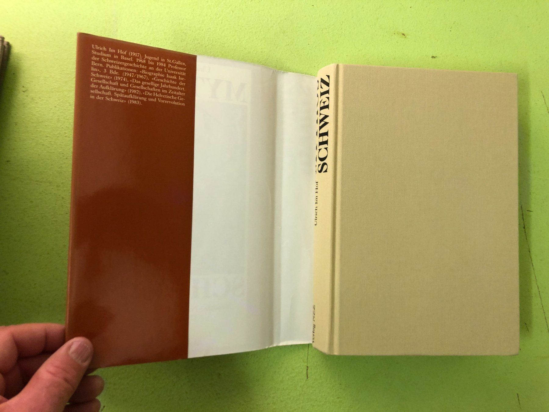 Libri: Ulrich Im Hof: Mythos Schweiz – Usato da Zürich venduto da allp 1