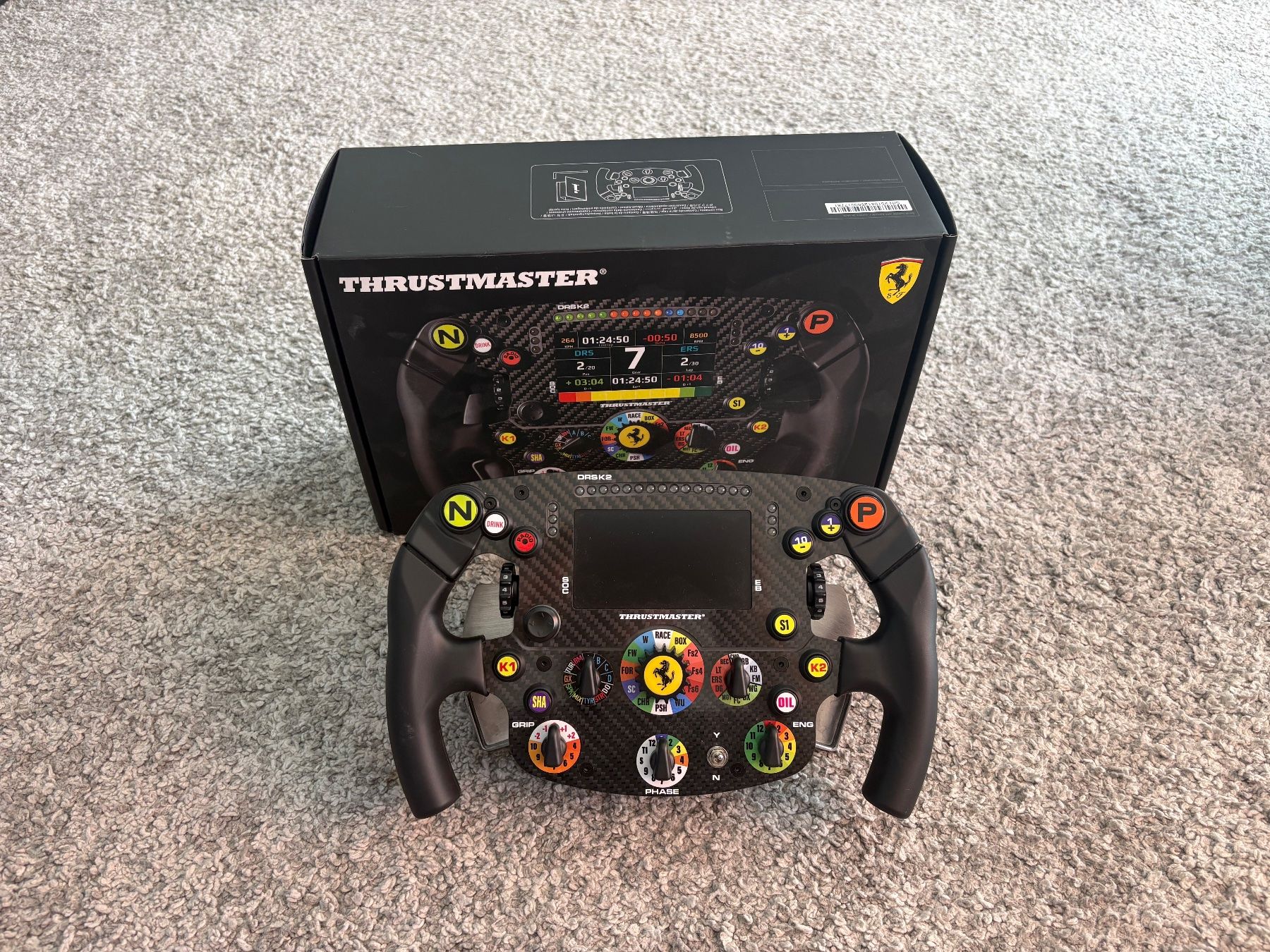 Console: Thrustmaster SF1000 Ferrari Lenkrad mit Pedalen Set – Usato da Schalunen venduto da phep23 2