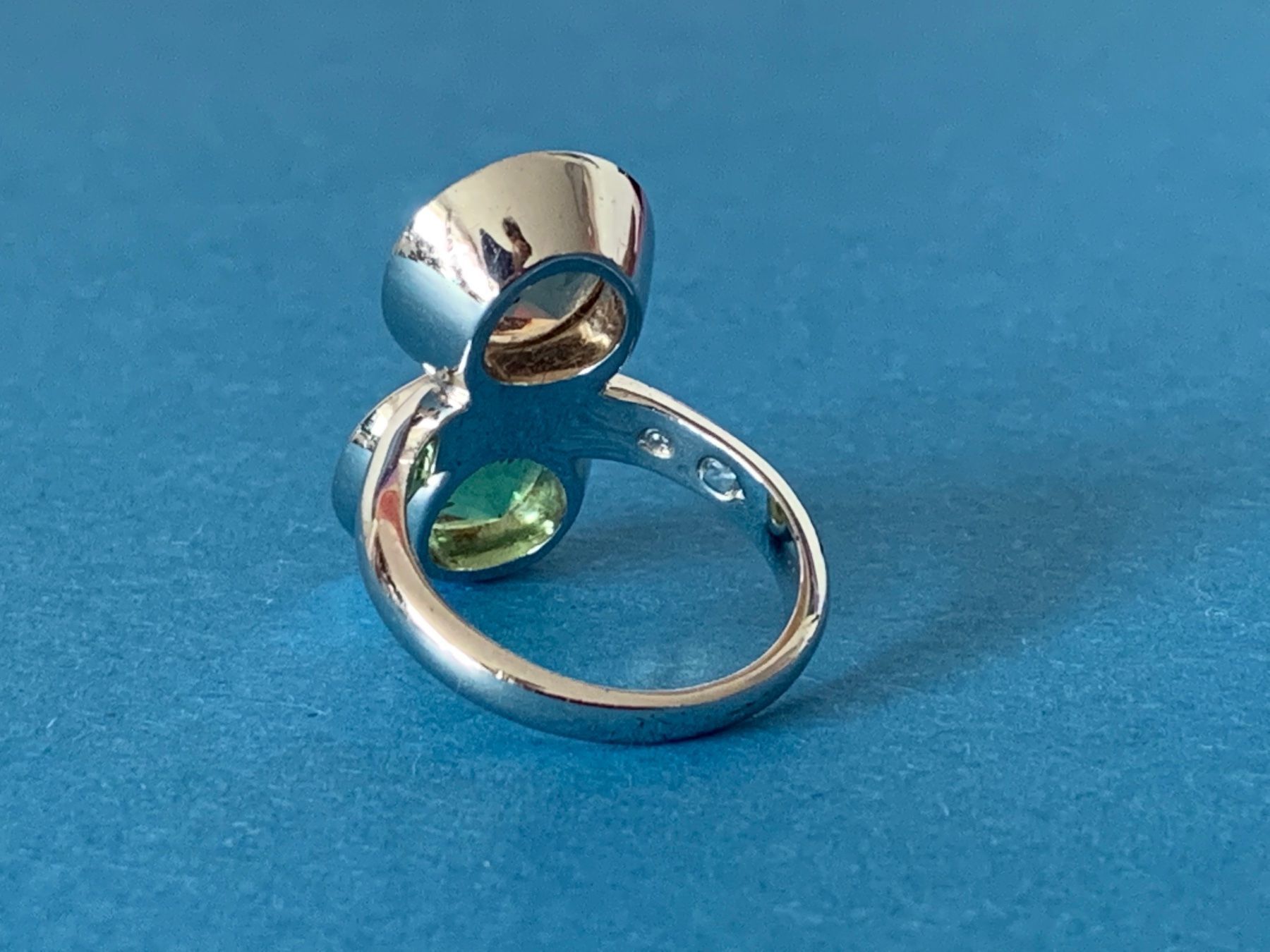 Anelli: Silberring 2 stone grün-orange (55) – Nuovo (secondo la descrizione) da Dittingen venduto da Bijoubelle 3