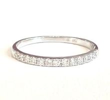 Alliance-Ring: 13 Diamanten 0.19ct. G/SI, Weissgold, 1290.-