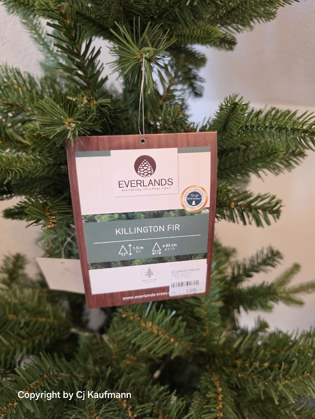Piante & sementi: Künstlicher Weihnachtsbaum 1.5m – Nuovo (secondo la descrizione) da Sirnach venduto da ChrizzAlive 2