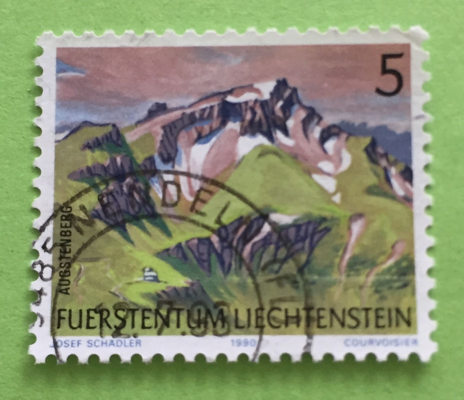 Tutti i francobolli: Briefmarken aus Liechtenstein gestempelt  – Usato da Aarau venduto da Angi-007
