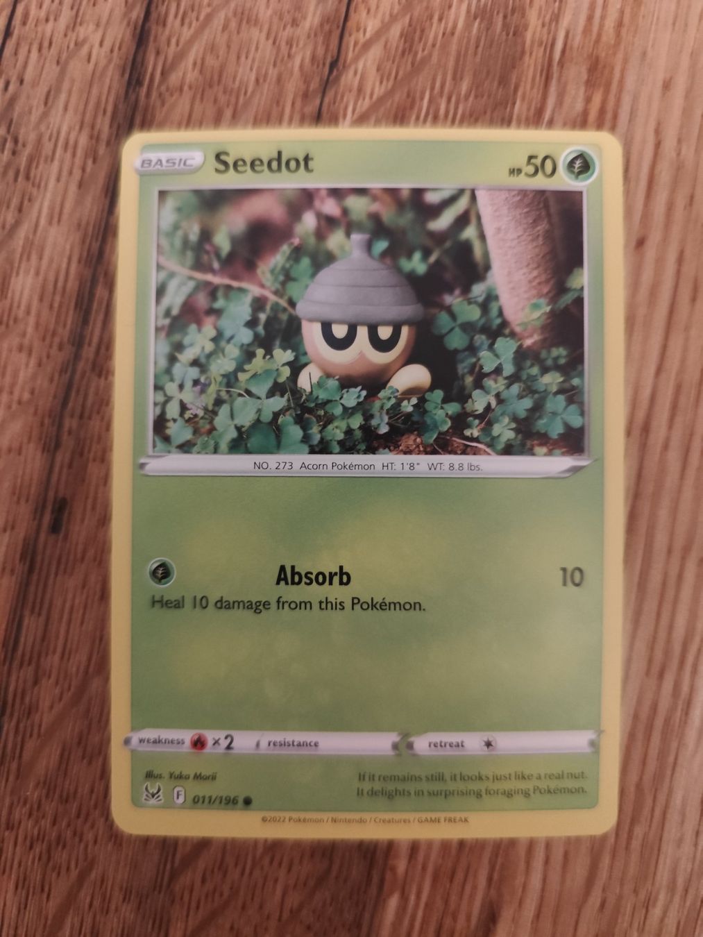 Pokémon Sammelbilder & Trading cards: Pokemon Seedot Yuka Morii non holo – Neu (gemäss Beschreibung) aus Winterthur von SMOKY062