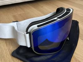 Neue Blau/Weiss Ski-Snowboard Brille Unisex