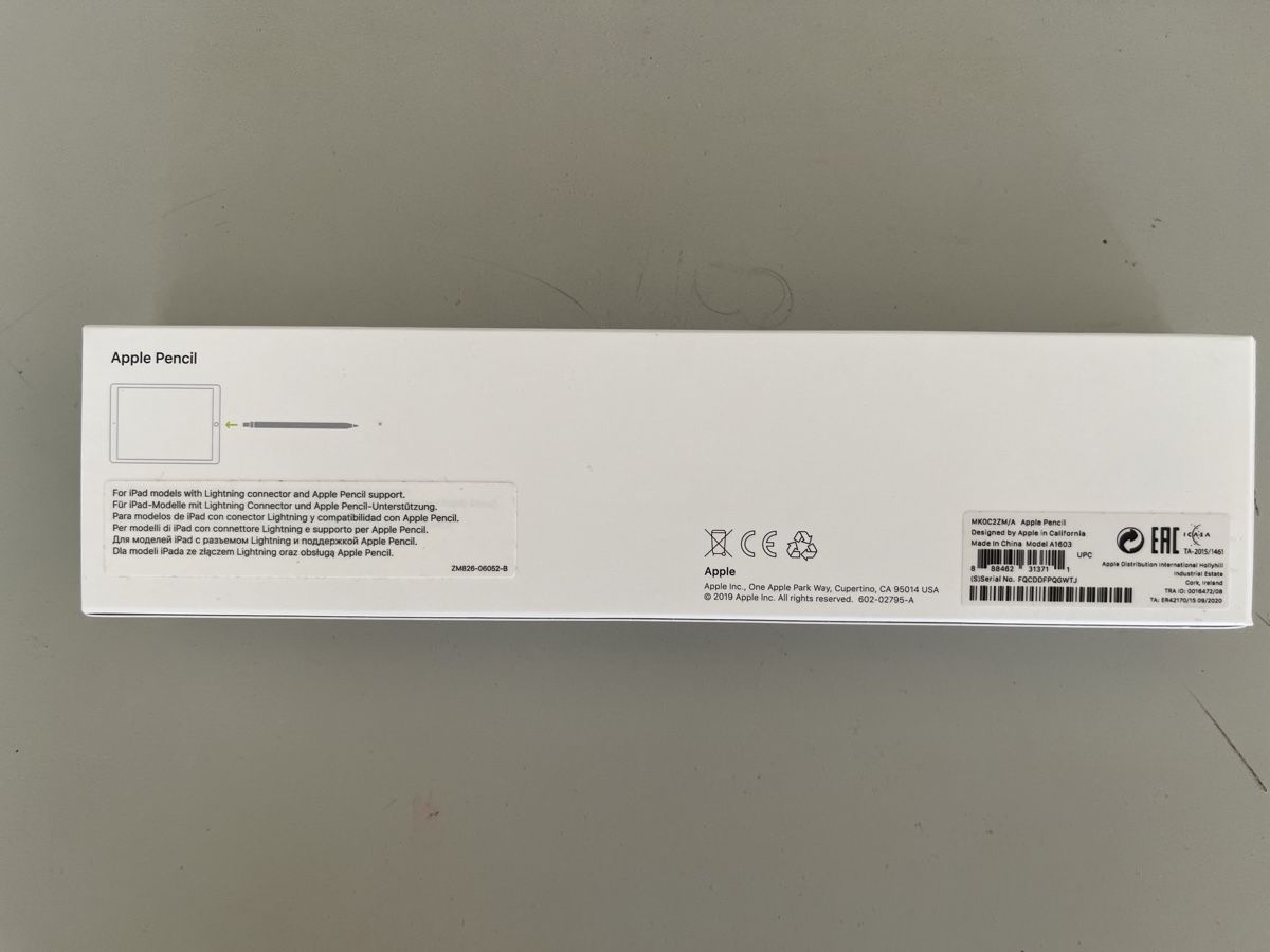 Apple Penna & Evidenziatori: Apple Pencil 1 Generation + Lade Adapterstück – Nuovo e nell'imballaggio originale da Biel/Bienne venduto da sophie.27 2