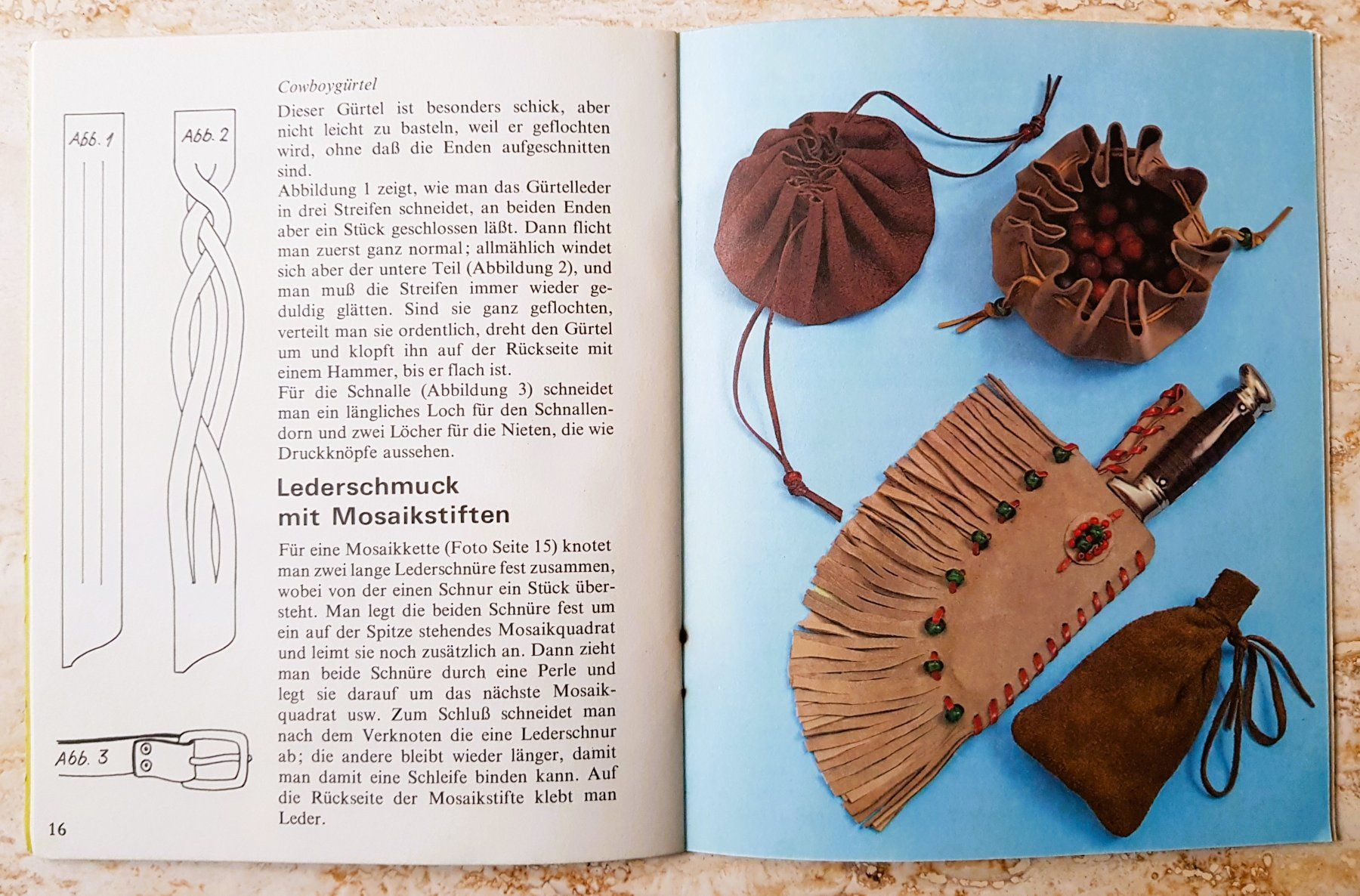 Libri: Basteln mit Perlen und Leder – Usato da Winterthur venduto da Joschko 3