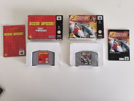 2 Nintendo 64 Spiele Mission Impossible F1 Pole Position
