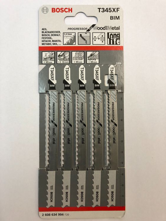 Stichsägeblätter BOSCH BIM T345XF | Kaufen auf Ricardo