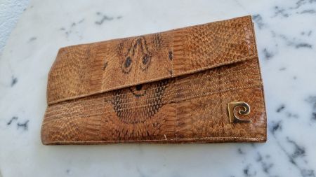 Vintage einzigartige handgemachte Ledertasche