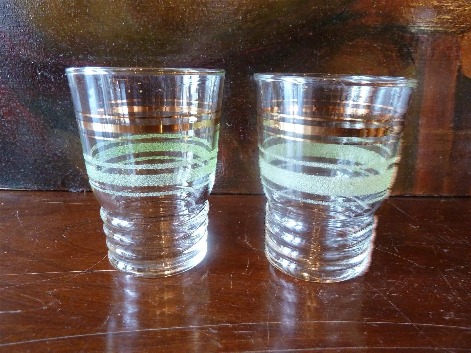 Verres: Glas Kanne mit 6 Becher – D'occasion à Bure par 1319 1