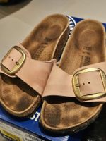 Birkenstock Madrid Big Buckle Nubukleder Soft Pink Gr. 38