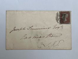 Grossbritannien 1849, One Penny Red, top erhaltenes Exemplar
