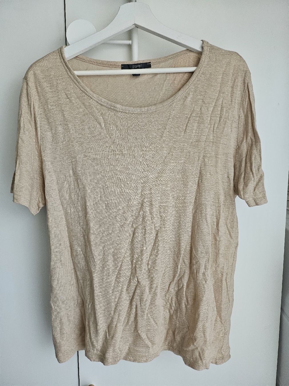 Esprit T-shirt: Esprit Leinenshirt gr.XL beige – Usato da Allschwil venduto da na.wi.90