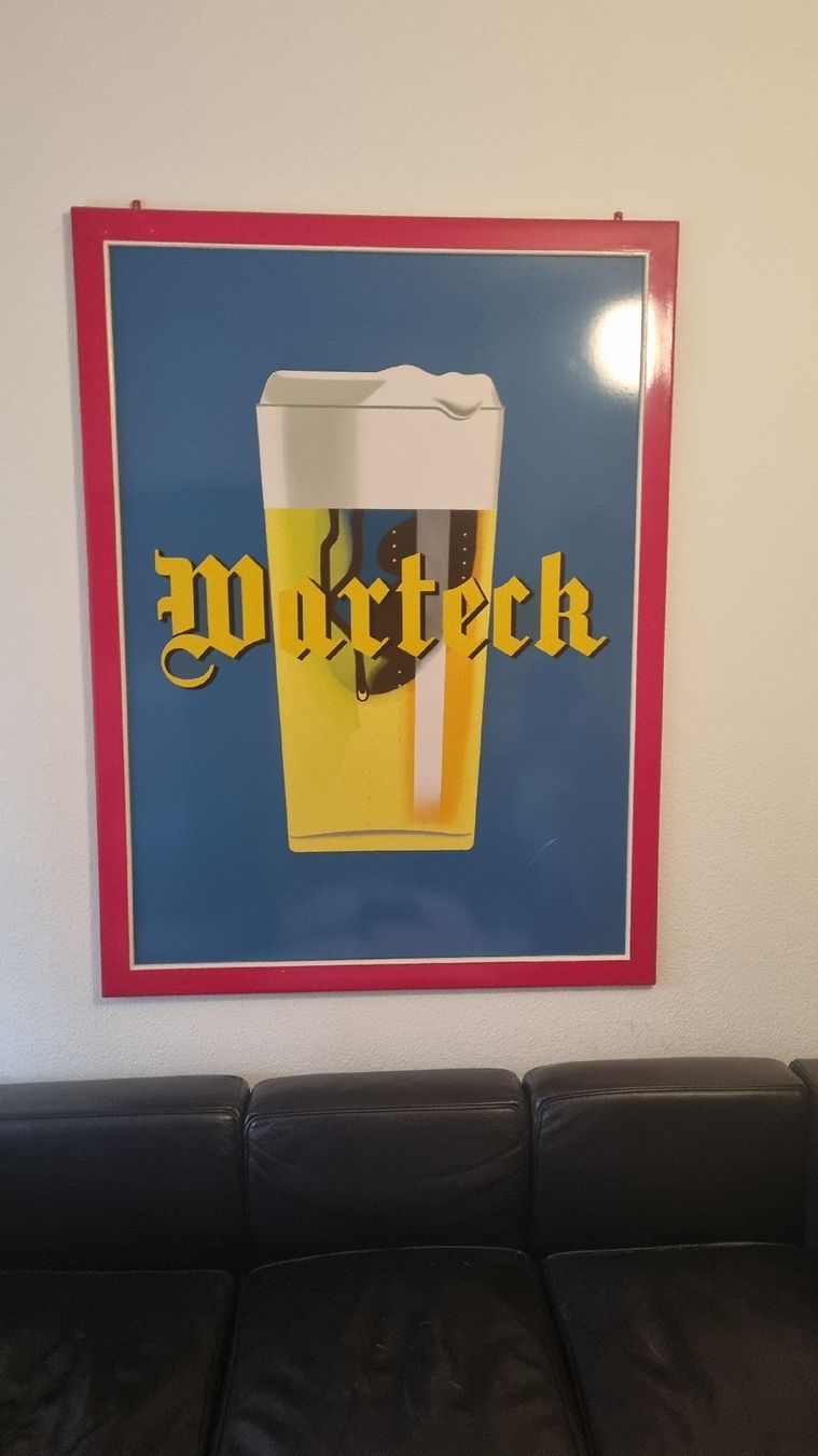 Foto & Immagini: Warteck Bier Werbebild Vintage Deko Bar – Difettoso da Basel venduto da Jcva 2