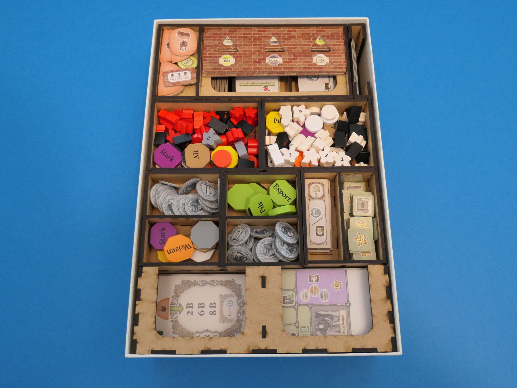Giochi: Brettspiel Insert - Bier Pioniere – Nuovo e nell'imballaggio originale da Brunnen venduto da ronnyvorbrodt
