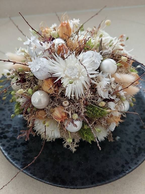 Tutte le decorazioni: Trockenblumen Gesteck. Kunst. Dekoration – Nuovo (secondo la descrizione) da windisch venduto da gravity2 2
