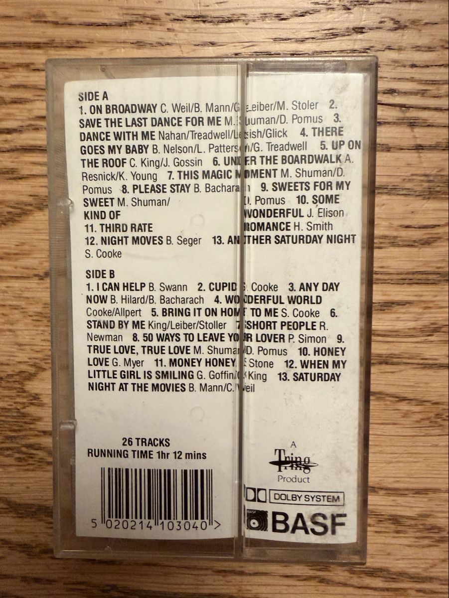 Musicassette: The Drifters Greatest Hits 26 Tracks – Usato da Hünenberg venduto da Paddels 2