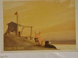 "Louise en hiver" Postkarte frankiert