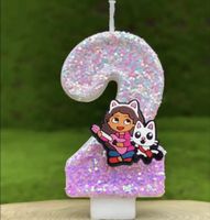 *Gaby‘s Dollhouse - Geburtstagskerze 2 Jahre*