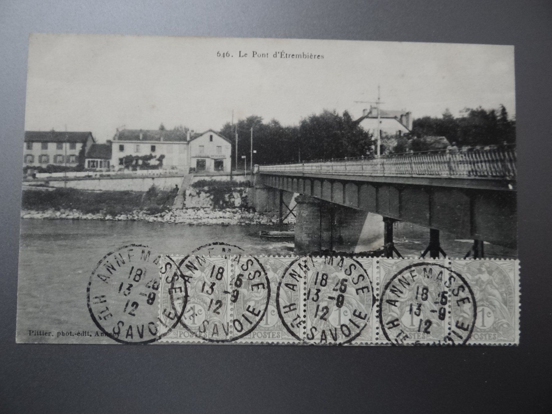 Cartoline postali: 4 alte Ansichtskarten Frankreich mit Frankatur 5x 1 C – Usato da Kriens venduto da Na4 3